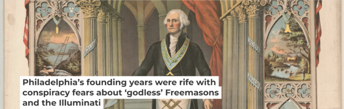 George Washington was initiated into Freemasonry at the age of 20. Strobridge & Co. Lith./Library of Congress via AP